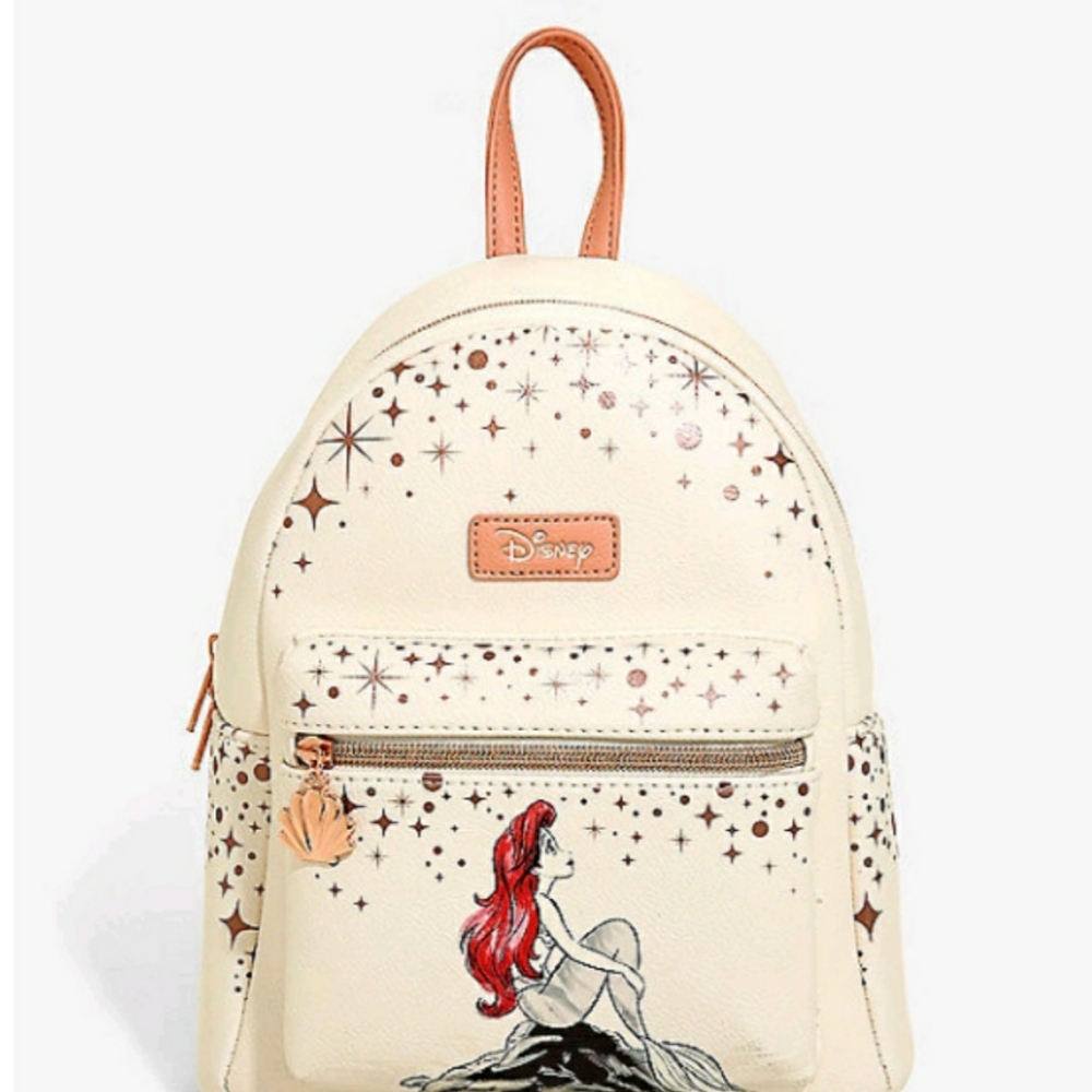 Disney Ariel Rose Gold Backpack By: Loungefly